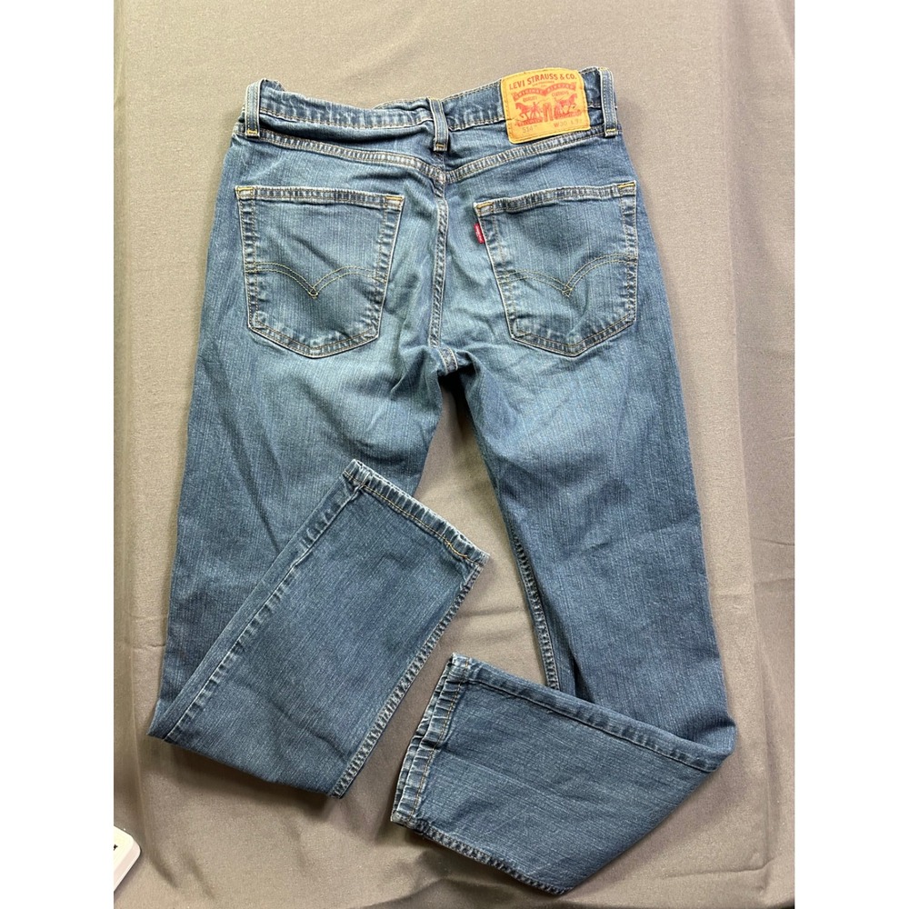 Levis 514 Straight Fit Jeans‎ Men's W30 L32 Medium Wash Blue Denim Pants